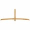 Ekena Millwork Bellingham Rough Sawn Timber Gable Bracket, Western Red Cedar, 108"W x 40"H x 2"D x 4"F, 9/12 Pitch GBW108X40X0204BEL00RWR - alternate 1